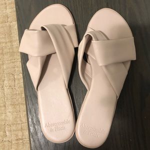 Abercrombie and Fitch beige sandals